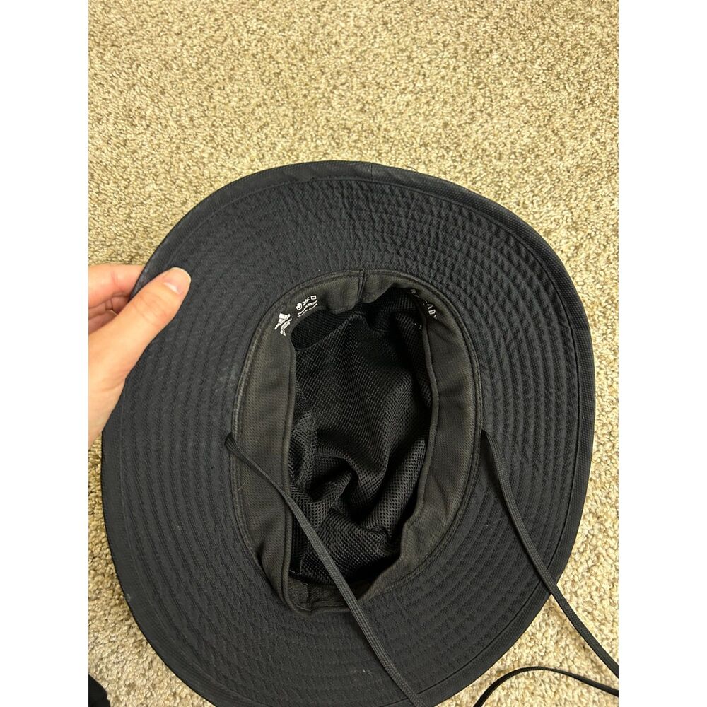 Adidas Hat Mens Black Victory III‎ Aeroready Sun Protect Bucket Hat - Picture 9 of 9